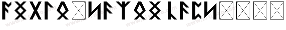 Anglo-Saxon Caps字体转换